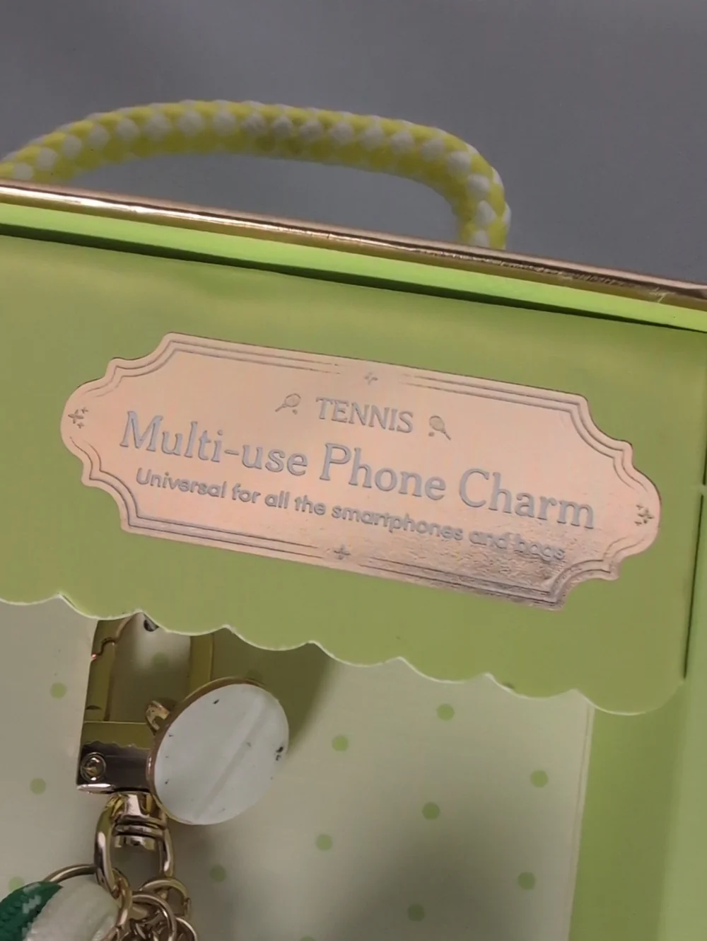 Artikl Tennis Themed Multi-use Phone Charm